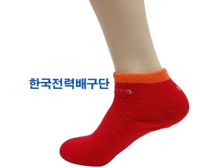 한국전력 배구단 수면양말 제작사례