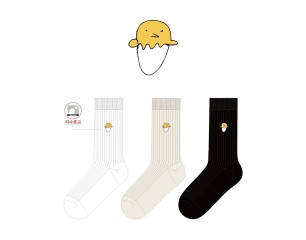 김혜**님의 (병아리 디자인) 자수 골지 양말 제작사례.