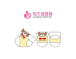 미즈맘 병원_MIZMOM HOSPITAL 의 곰돌이 아기양말 제작사례.
