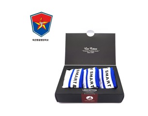 육군종합행정학교의 남자 스포츠 발목양말 3족 선물세트 제작사례.