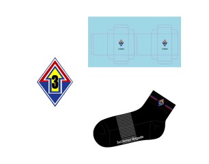 3기갑여단_5925대대 의 남자 스포츠 발목양말 1족 세트 제작사례.