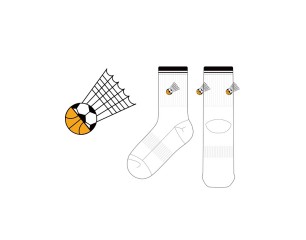 장수**님이 개인적으로 제작한 숙녀 스포츠 장목양말 제작사례_2차