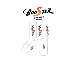 부스터러닝크루_BOOSTER RUNNING CREW의 마라톤동호회 홍보용 남, 녀 공용 스포츠 장목양말 제작사례