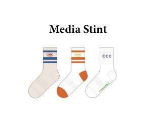 미디어 스틴트_Media Stint의 남, 녀 공용 스포츠 중목양말 제작사례_2차