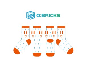 (주)5브릭스_O:BRICKS의 여자 패션 중목양말 제작사례