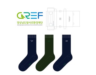 경상남도람사르환경재단의 남, 녀 공용 패션 자수 장목양말 제작사례