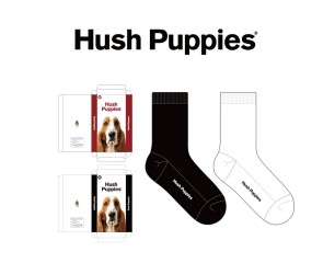 허시파피_Hush Puppies의 남자, 여자 패션 중목양말 선물세트 제작사례