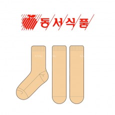 카누(KANU)_동서식품의 남, 녀 공용 자수 수면양말 제작사례