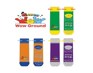 와우그라운드_Wow Ground의 아동 패션 논슬립 단목양말 제작사례