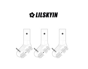 쇼르방_LILSKYIN의 남자, 여자, 남녀공용 스포츠 논슬립 장목양말 제작양말
