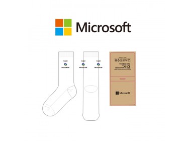 마이크로소프트_Microsoft의 남, 녀 공용 패션 장목양말 제작사례_2차
