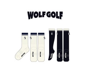 WOLF GOLF_울프골프의 남, 녀공용 패션 자수 장목양말과 여성 스포츠 자수 니삭스 제작사례