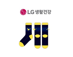 LG생활건강의 남자 자수 수면양말 제작사례