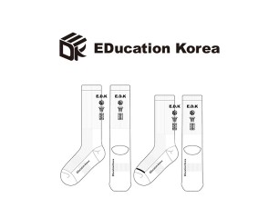 EDK 유소년농구클럽의 남자, 여자 스포츠 장목양말 제작사례_3차