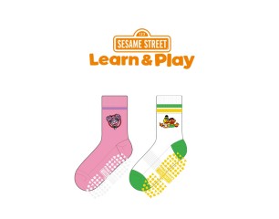 세서미 스트리트 런앤플레이_SESAME STREET Learn & Play의 아동 패션 및 스포츠 논슬립 장목양말 제작사례_4차