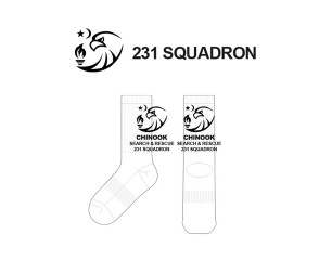 231대대의 남, 녀 공용 스포츠 장목양말 제작사례