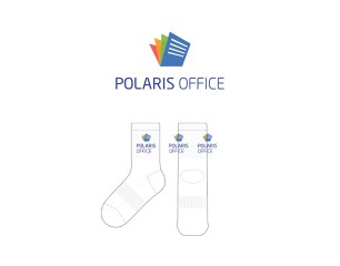 폴라리스 오피스_POLARIS OFFICE의 남, 녀 공용 스포츠 중목양말 제작사례