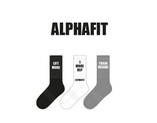 알파핏_ALPHAFIT의 남자 스포츠 장목양말 제작사례