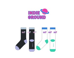 인디그라운드_INDIE GROUND의 남, 녀 공용 패션 장목양말 제작사례_2차