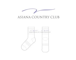 아시아나 컨트리클럽_ASIANA COUNTRY CLUB의 남자 스포츠 중목양말 제작사례