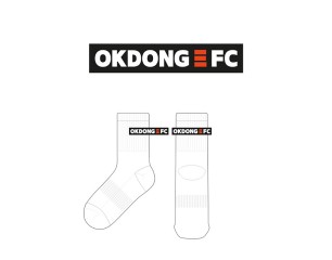 울산옥동초FC_OKDONG FC의 초등학교 고학년 스포츠 중목양말 제작사례