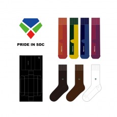 삼성디스플레이_SDC의 남, 녀 공용 패션 장목양말 제작사례