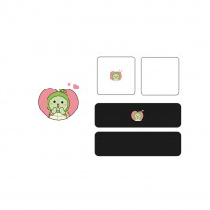 구미정보고등학교 남녀공용 패션 단목양말 제작사례