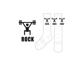 락트레이닝 나운점의 남녀공용 스포츠 장목양말 제작사례