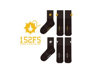 152대대의  남여공용 스포츠 자수 중목양말 제작사례