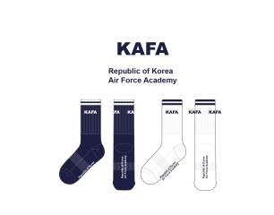 공군사관학교 평가관리실의 남여공용 스포츠 장목양말 제작사례