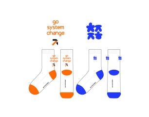 체제전환운동_gosystemchange의 남여공용 패션 중목양말 제작사례