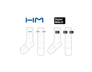 비앤어스의 남자 스포츠 장목양말 제작사례