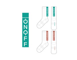 온오프짐의 남여공용 스포츠 장목양말 제작사례