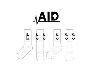 크로스핏 에이드의 남자, 여자, 남여공용 스포츠 장목양말 제작사례