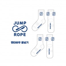 펜타바우 줄넘기의 초등저, 초등고 스포츠 단목양말 제작사례