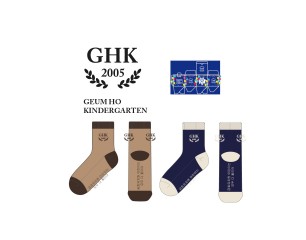 금호유치원의 유아 패션 장목양말 제작사례