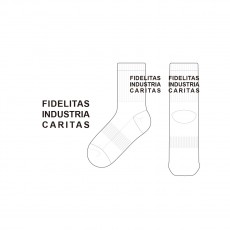 배명고등학교의  남여공용 스포츠 중목양말 제작사례