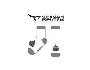 성남시민프로축구단의 유아 패션 장목양말 제작사례