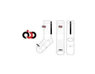 엑시토스포츠_오비오의 남녀공용 스포츠 자수 장목양말 제작사례