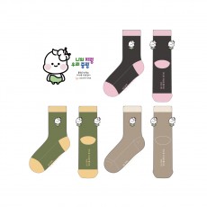 중랑구청의 남녀공용 패션 중목양말 제작사례