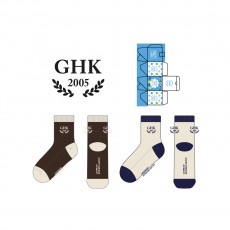 금호유치원의 유치원생용 일반 중목양말 선물세트 제작사례