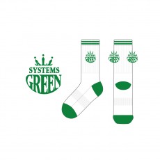 올시스템즈그린_systems green의 남녀공용 스포츠 장목양말 제작사례