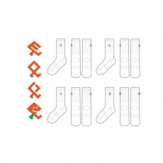 서귀포보건소_탐나는걷기의 남녀공용 스포츠 자수 장목양말 제작사례