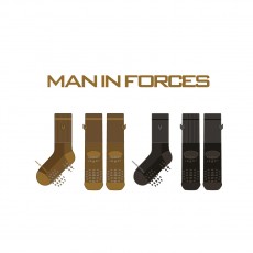 헤세드 코리아의 남자 논슬립 자수 스포츠 장목양말 제작사례