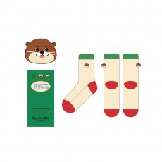 주식회사 삼십칠도그리고의 남녀공용  자수 수면양말 제작사례